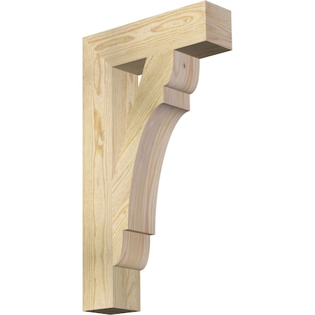 Olympic Block Rough Sawn Bracket, Douglas Fir, 4W X 16D X 28H